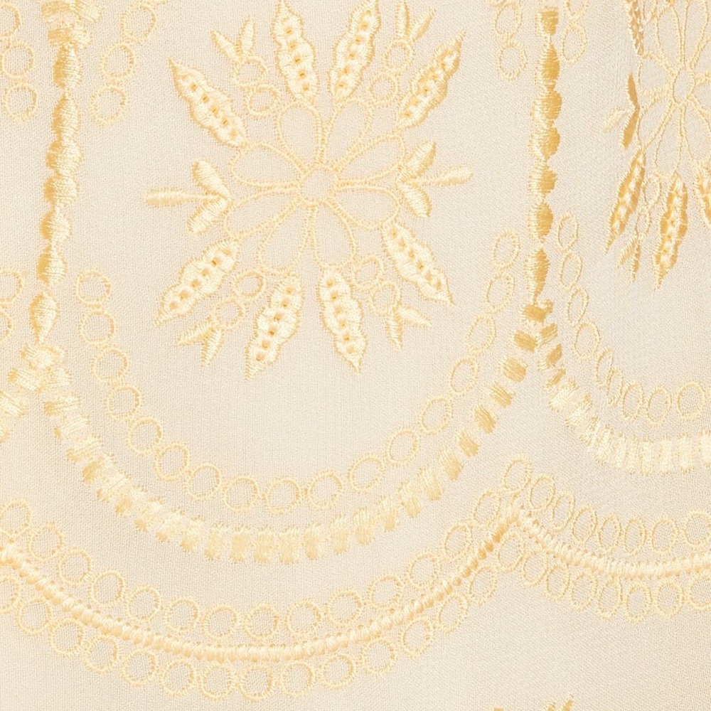 Needle & Thread Pale Yellow Ruffle Wrap Mini Dress - Picture 6 of 6